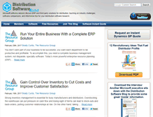 Tablet Screenshot of distributionsoftwareblog.com